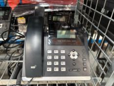 Grey Yealink Desk Phone x2 - No Reserve