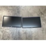 Black Dell Desktop Monitor x2 - No Reserve