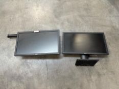 Black Dell Desktop Monitor x2 - No Reserve