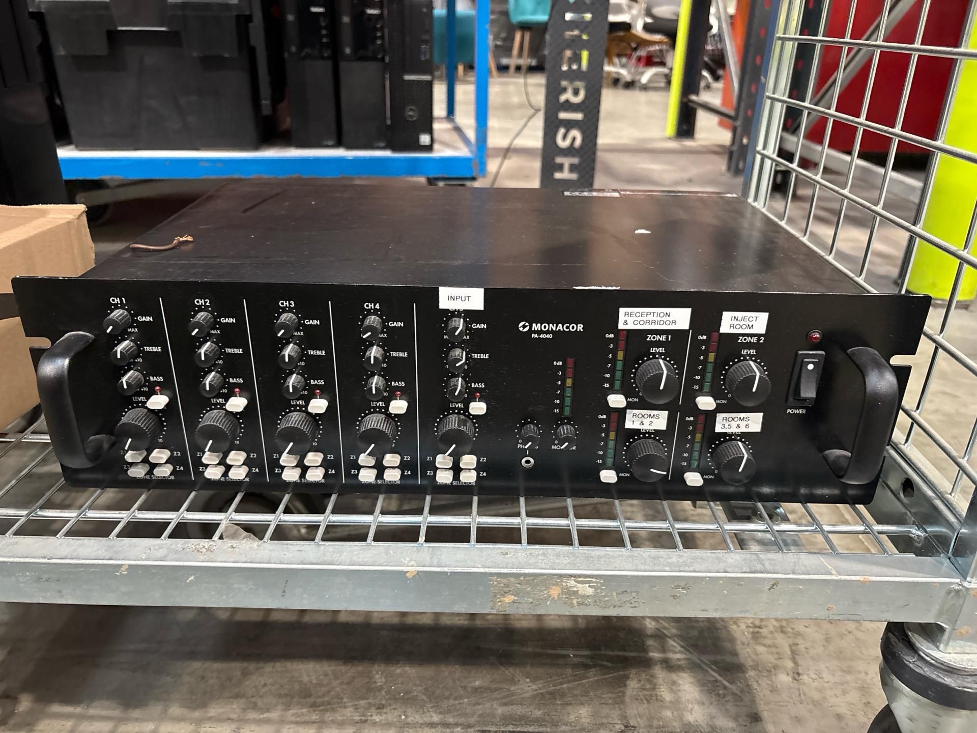 Monacor PA-4040 Mixing Amplifier - No Reserve