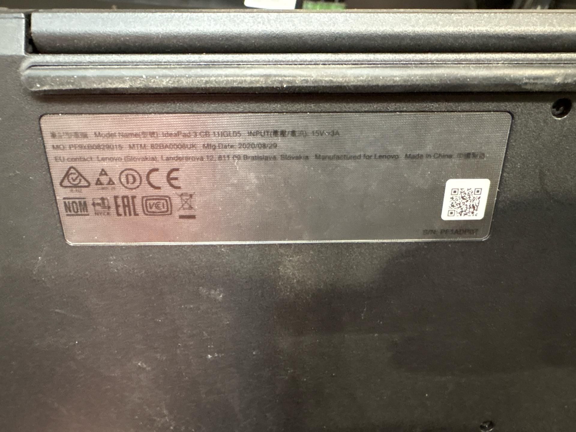 Black Lenovo Chromebook Idea Pad 3 - No Reserve - Image 4 of 4