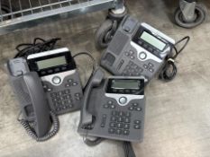 Grey Cisco Desk Phone x3 - No Reserve