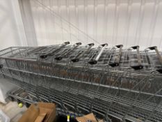 Silver Metal Trolleys x17 - No Reserve
