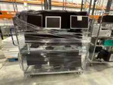 Cage Of Assorted Monitors - No Reserve