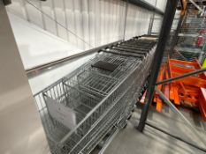 Silver Metal Trolleys x14 - No Reserve