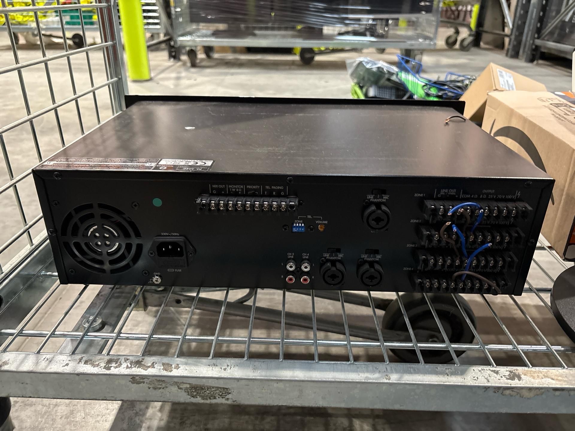 Monacor PA-4040 Mixing Amplifier - No Reserve - Image 3 of 4