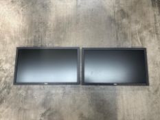Black Dell Desktop Monitor x2 - No Reserve