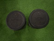 Pair Of TuffTech 27.5kg Dumbbells
