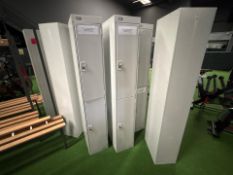 Grey Two Door Locker x4