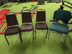 Assorted Office Chairs x4