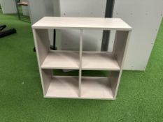Grey Wooden Shelving Unit