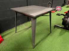 Grey Metal Table