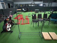 Black Metal Clothes Rail x3