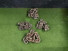 Assorted Metal Chains x4