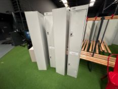 Grey Two Door Locker x4