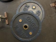 20kg Olympic Bore Plates x2, No Reserve