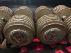 Pair of 120lbs Dumbbells, No Reserve