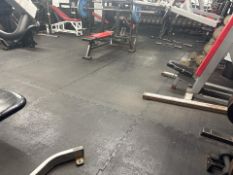 Heavy Duty Gym Floor Rubber Mats 6'x4' x 38