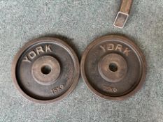 15kg Steel Plates x2, No Reserve