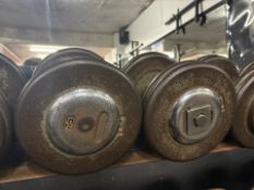 Pair of 45lbs Dumbbells, No Reserve