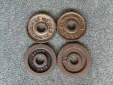 2.5kg Steel Plates x4, No Reserve