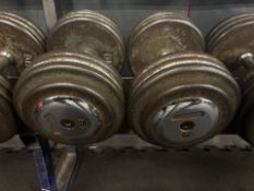 Pair of 75lbs Dumbbells, No Reserve