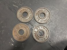 1.25kg Steel Plates x4, No Reserve