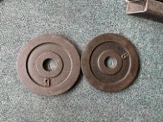 5kg Steel Plates x2, No Reserve