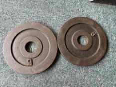 5kg Steel Plates x2, No Reserve