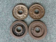 2.5kg Steel Plates x4, No Reserve