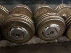 Pair of 80lbs Dumbbells, No Reserve