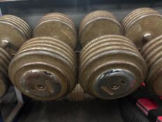 Pair of 115lbs Dumbbells, No Reserve