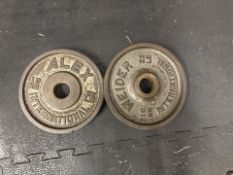 10kg Steel Plates x2, No Reserve