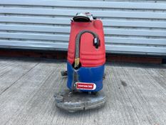 Contractor Floor Cleaning Machine powers on Approximate Dimensions: Height - 106cm Width - 85cm D
