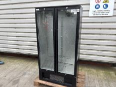Osborne Dual Door Glass Fridge, Direct from Wembley Stadium