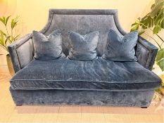 No Reserve 1x Blue Sofa