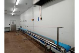 7.2m Food Safe Blue Conveyor Belt