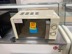 White Breville Microwave