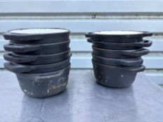 Steel Cooking Pots x10, Direct from Wembley Stadium, No Reserve