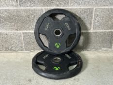 Pair Of TuffTech Weight Plates 20 & 25kg - No Reserve