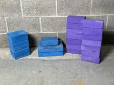 Assorted Yoga And Pilates Foam Blocks - No Reserve