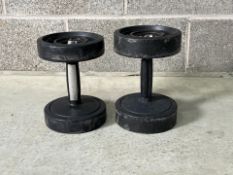 2 x Dumbbells - 8.5 & 10kg - No Reserve