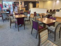 8 x Restaurant Tables & 36 Chairs