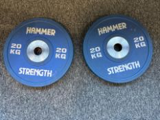 Hammer Strength 20kg Bumper Plates