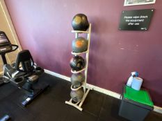 Exercise Balls With Stand