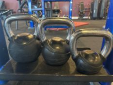 Life Fitness 8,16 & 20kg Kettlebells