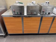 Duke Stainless Steel 2 Door Fridge Unit