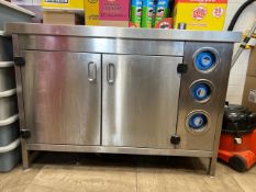 Stainless Steel Prep Unit With Cup Dispensers