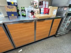 Duke Stainless Steel 2 Door Fridge Unit