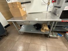 Stainless Steel Prep Unit With Drawer